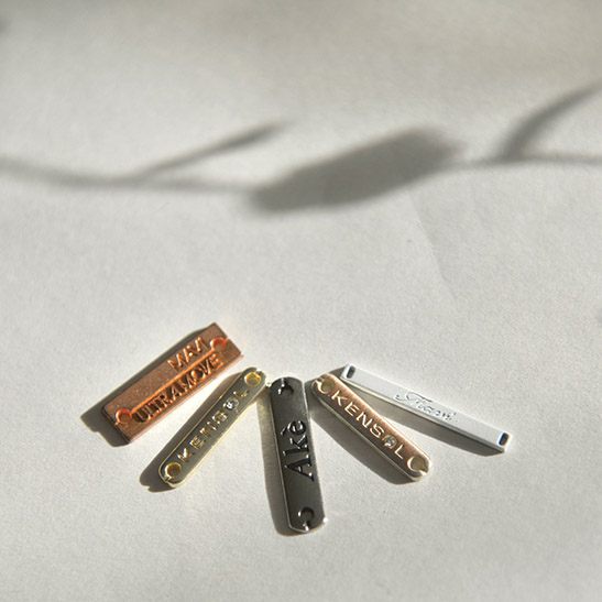 Zamak Metal Etiket